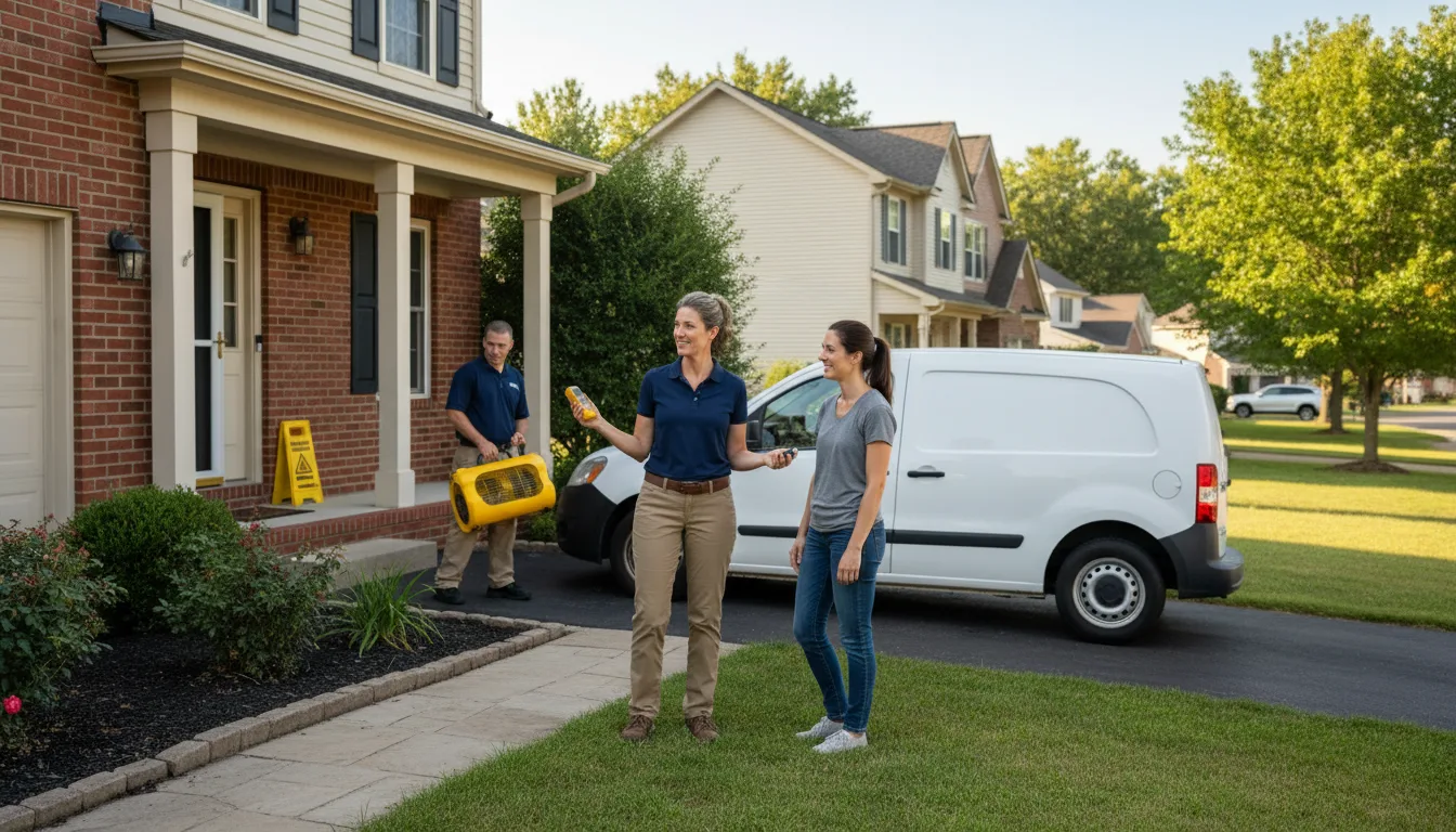 Residential water damage restoration in Roca, NE
